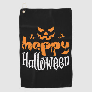 Halloween golf towel