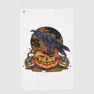 halloween                                       golf towel