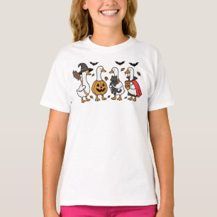 Halloween Goose Funny Costume Spooky Fall Season T-Shirt