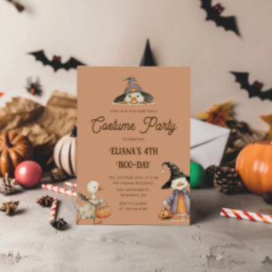 Halloween Goose Kids Birthday Costume Party  Invitation