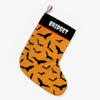 Halloween Gothic Bats Orange and Black
