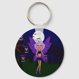 Halloween Gothic Faery Eve Hallow Keychain