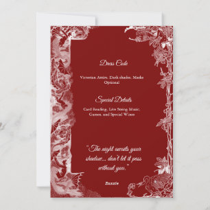 Halloween Gothic Romance Holiday Card