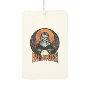 Halloween Gothic Skeleton Fortune Teller Vector Ar Car Air Freshener