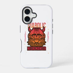Halloween Gothic Skull T-Shirt iPhone 16 Case