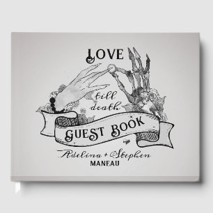 Halloween Gothic Til Death Do Us Party Wedding Guest Book
