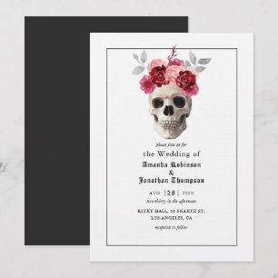 Halloween Gothic Wedding Invitation