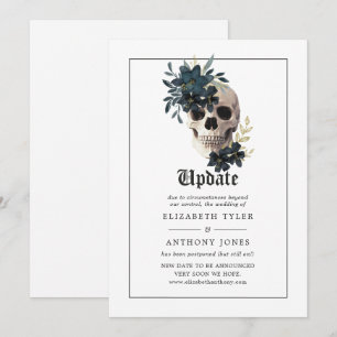 Halloween Gothic Wedding Update Invitation