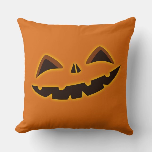 Halloween Gourd-eous Night Cushion (Front)