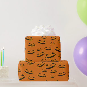 Halloween Gourd-eous Night Wrapping Paper