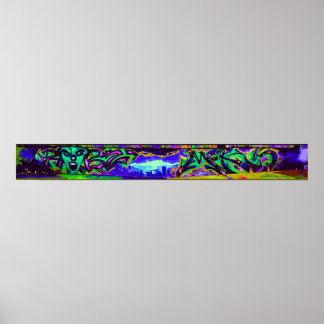 Halloween Graffiti(tweaked) Poster