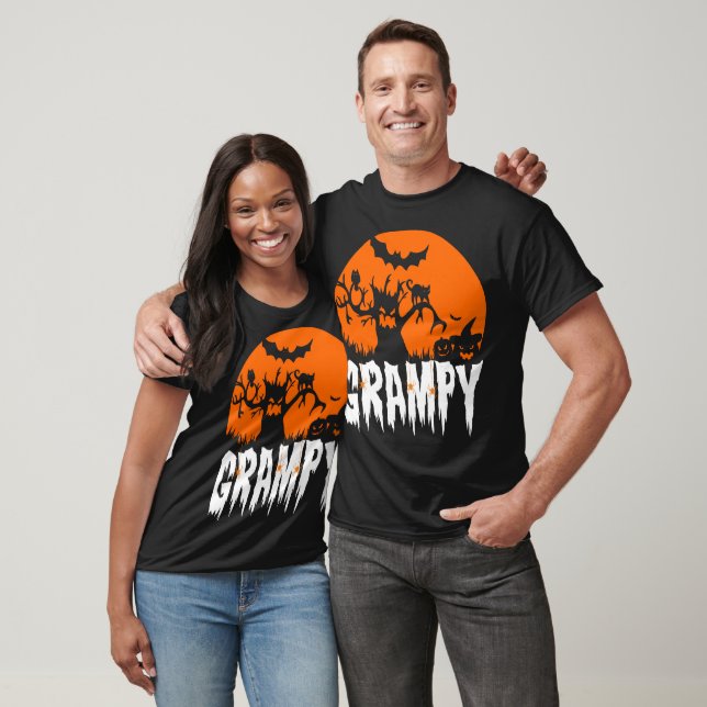 Halloween Grampy Scary 31st October Gift T-Shirt (Unisex)