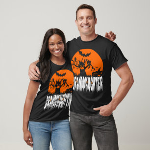 Halloween Granddaughter Scary 31st October Gift T-Shirt
