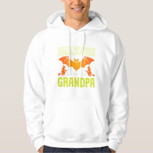Halloween Grandpa Bat Witch Wishes Hoodie