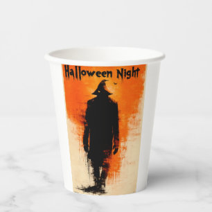 Halloween Graphic – 1960s Poster Vibes Paper Cups