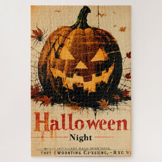 Halloween Graphic – Classic 1960s Design Jigsaw Puzzle (Vertical)