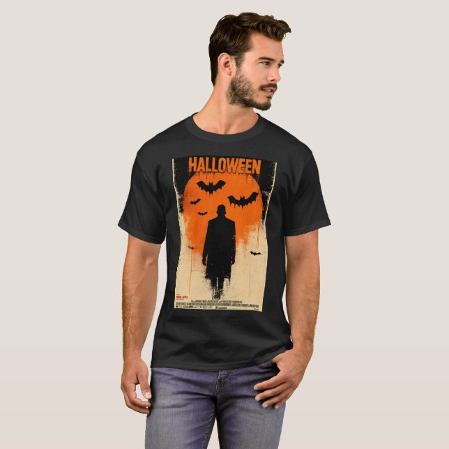 Halloween Graphic – Classic 1960s Design Opis: T-Shirt (Front Full)