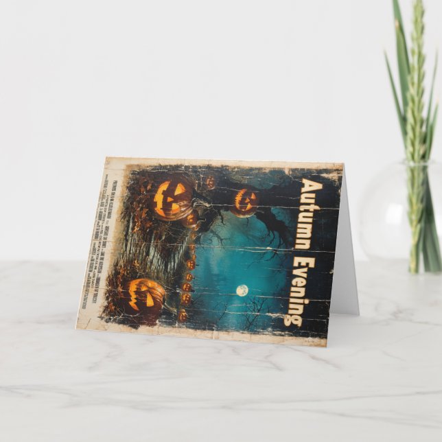 Halloween Graphic – Seasonal 1960s Inspired Card (Front)