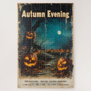 Halloween Graphic – Seasonal 1960s Inspired Jigsaw Puzzle