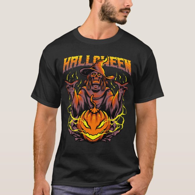 Halloween Graphic T-shirt (Front)
