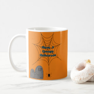 Halloween gravestones mug