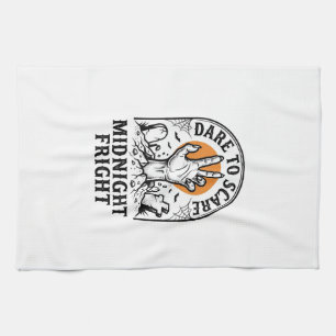 Halloween Graveyard Hand Vintage Scary Shirt_1 Tea Towel