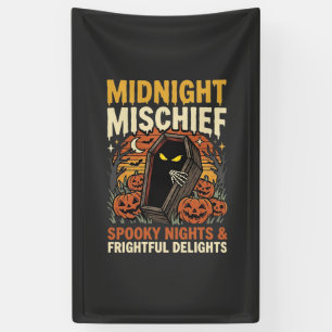 Halloween Graveyard Mischief Banner