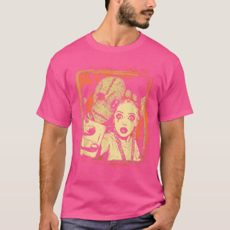 Halloween Graveyard Sie Comic Horror Monster Artwo T-Shirt