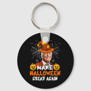 Halloween Great Again Funny Trump Jack O Lantern G Key Ring