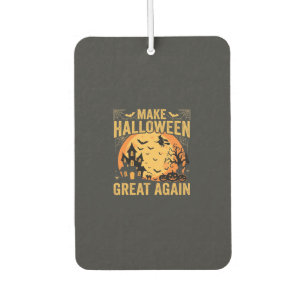 Halloween Great Again Haunted House Pumpkin Car Air Freshener