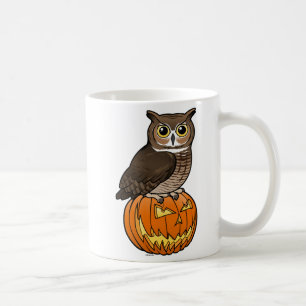 Halloween Great Horned Owl Coffee Mug