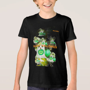  Halloween Green deep sea Ghost Png, Trendy  Tri-Blend Shirt