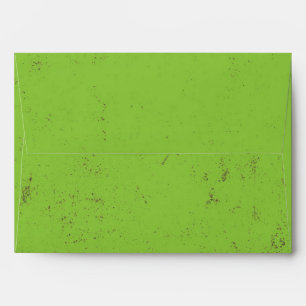 Halloween Green Grunge Trick or Treat Envelope