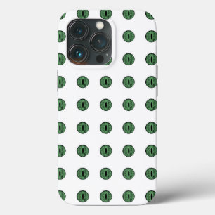 Halloween Green Polka Dot Eyes iPhone 13 Pro Case