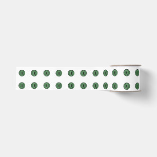 Halloween Green Polka Dot Eyes Grosgrain Ribbon