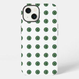 Halloween Green Polka Dot Eyes iPhone 13 Case