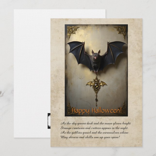 Halloween Greeting Card (Front/Back)