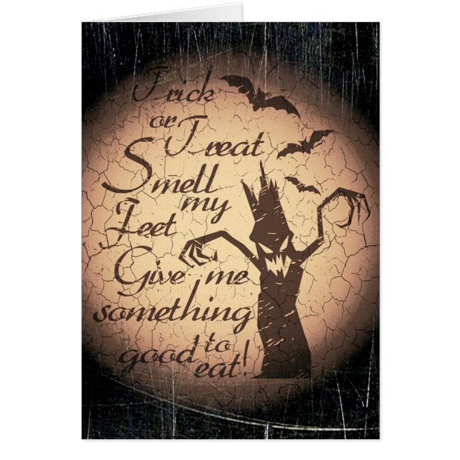 Halloween Greeting Card (Front)