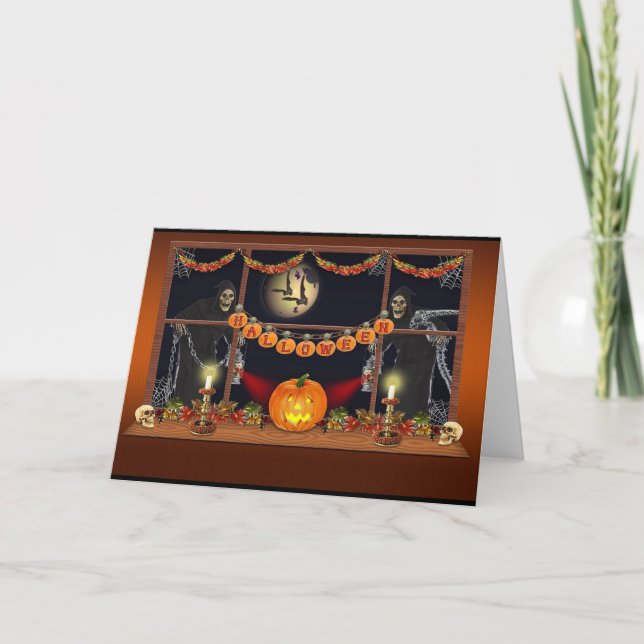 Halloween Greeting Card (Front)