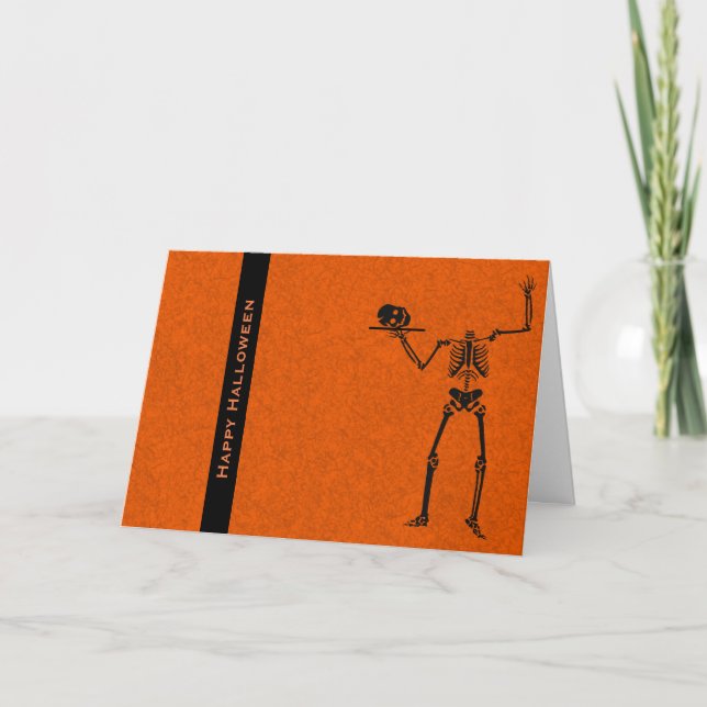 Halloween Greeting Card with Magical Skull's (Front)