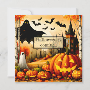 Halloween greeting cards