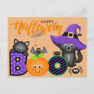Halloween Greeting Postcard