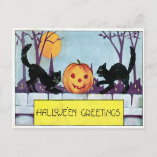 Hallowe'en Greeting Postcard