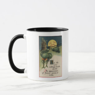 Halloween GreetingCabbage Anthropomorphism Mug