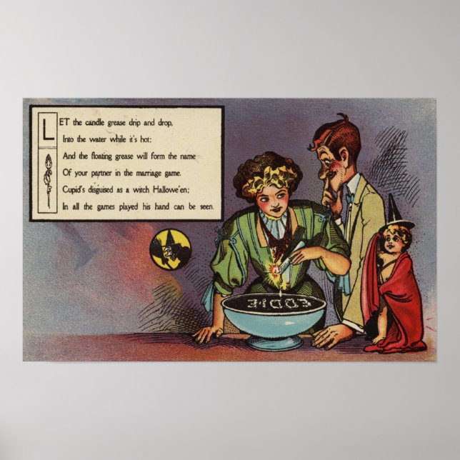 Halloween GreetingCandle Grease Poster (Front)