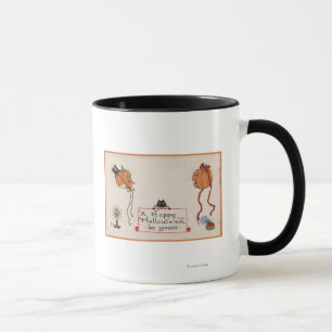 Halloween GreetingMr. & Mrs. Jack-O-Lantern Mug