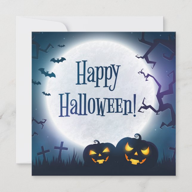 Halloween Greetings Card (Front)