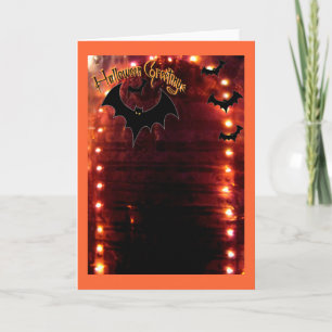 Halloween Greetings Card