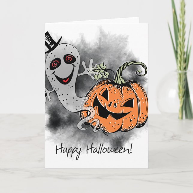 Halloween Greetings Card (Front)