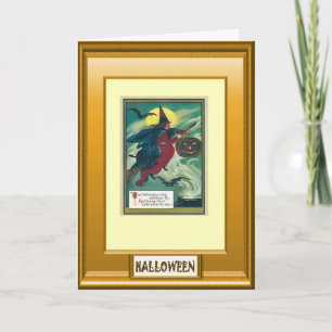 Halloween greetings card